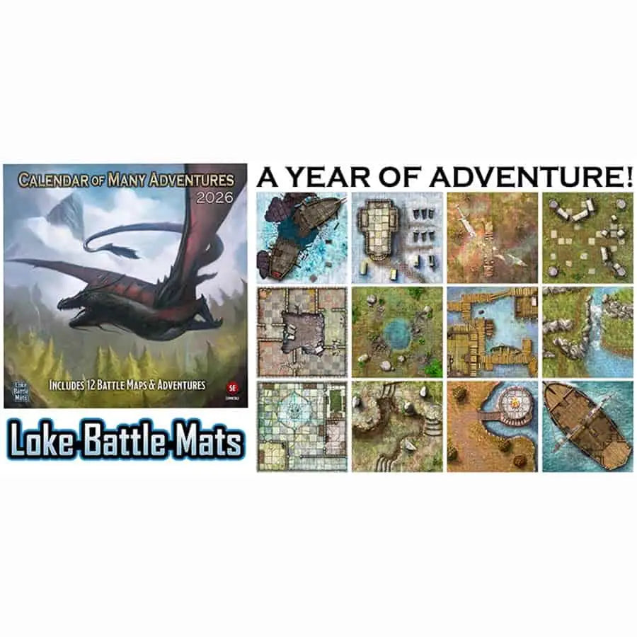 Calendar of Many Adventures 2026 - General Merchandise