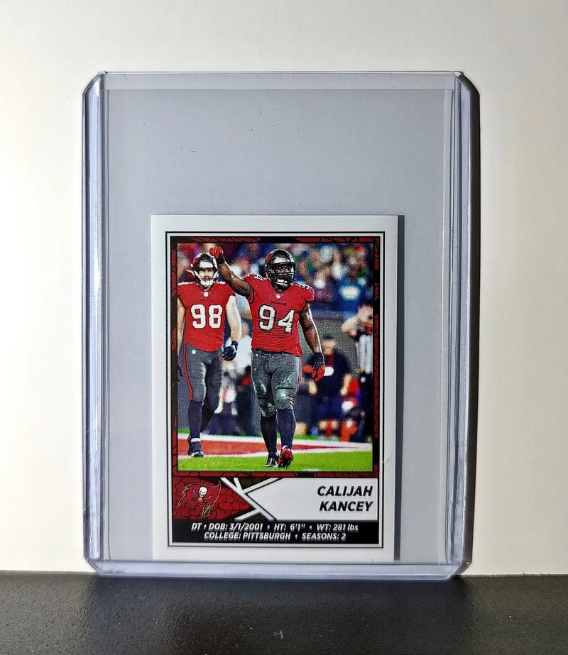Calijah Kancey 2024 Panini NFL Sticker #481 Tampa Bay Buccaneers