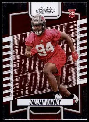 Calijah Kancey Rookie 2023 Panini Absolute Retail #155 Tampa Bay Buccaneers - Football Card Single