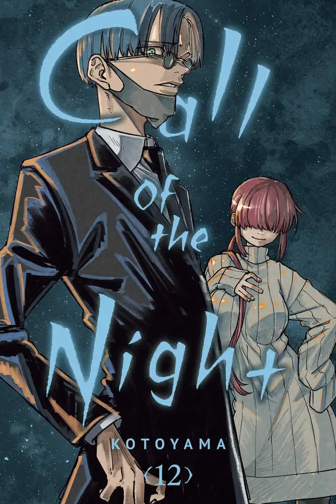 Manga volume Call Of The Night Graphic Novel Volume 12 featuring two characters in night graphic style with half-vampire mode