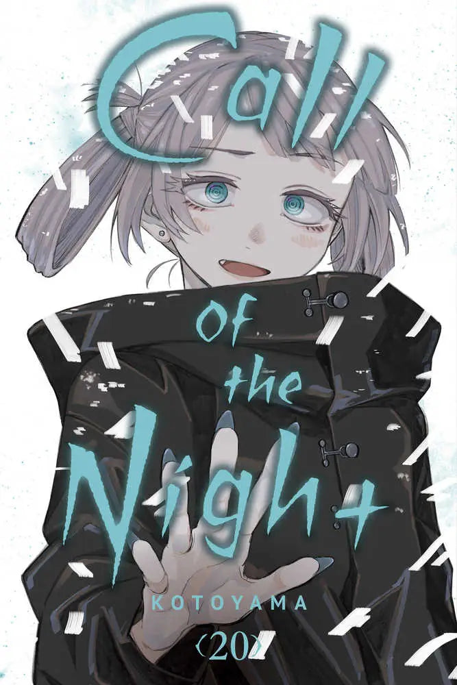 Manga night graphic novel volume 20 cover with female character with light hair and blue eyes
