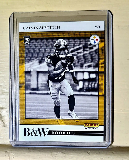 Calvin Austin III 2022 Panini NFL Black & White Rookies #40 Football Card 1/649