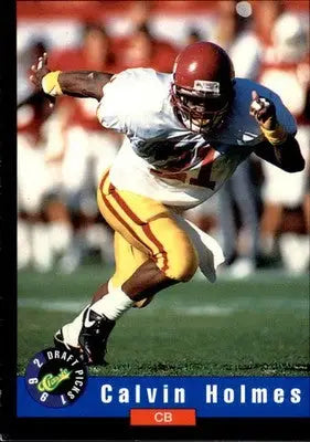 Calvin Holmes - 1992 Classic Draft Picks - #89 - Football - Football Card Single