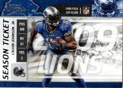 Calvin Johnson - 2009 Playoff Contenders - #33 - Football - Football Card Single