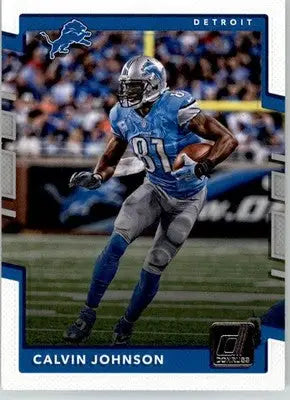 Calvin Johnson - 2017 Donruss - #31 - Football - Football Card Single