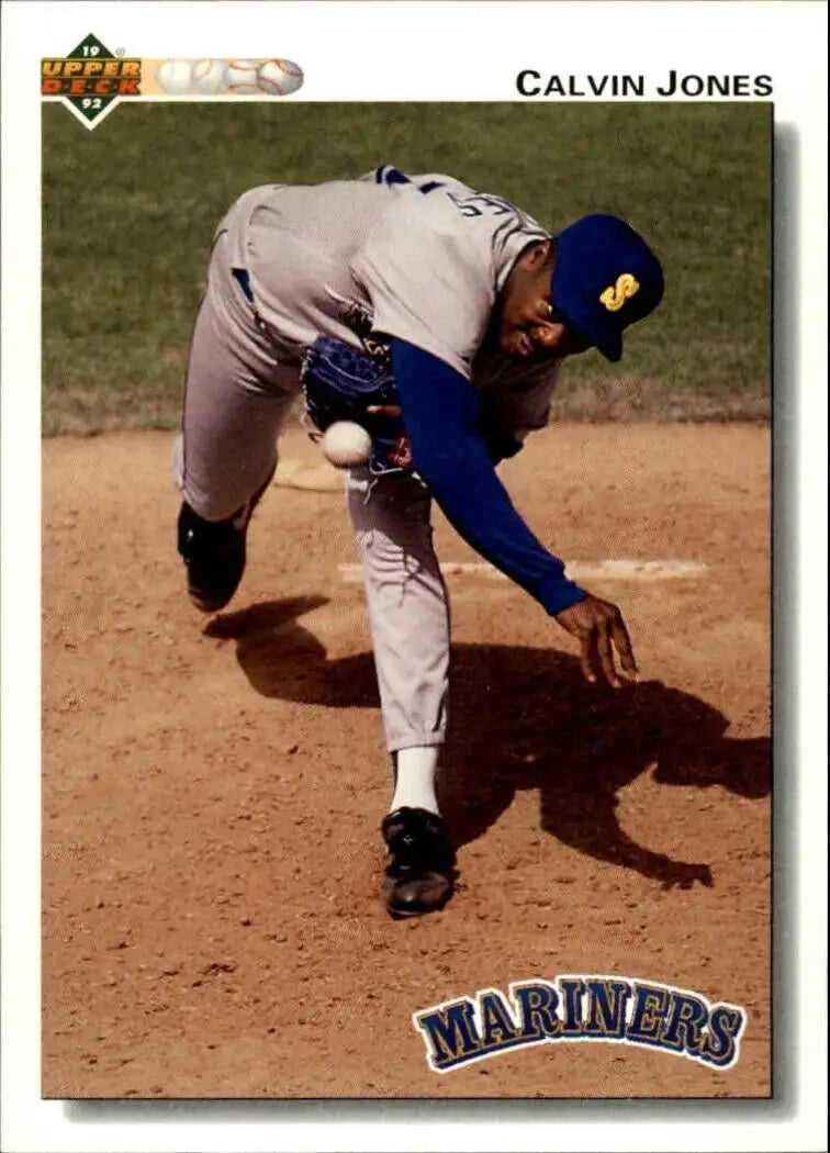 Calvin Jones 1992 Upper Deck MLB #731 Baseball Card Seattle Mariners - Baseball Card Single