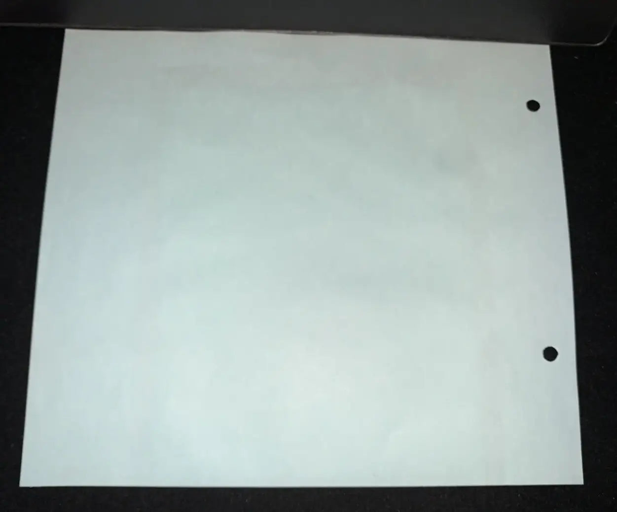 White two-hole punched paper showcasing Elvin Hayes signed page Houston Rockets memorabilia