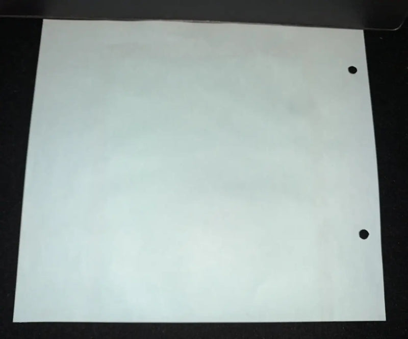 White two-hole punched paper showcasing Elvin Hayes signed page Houston Rockets memorabilia