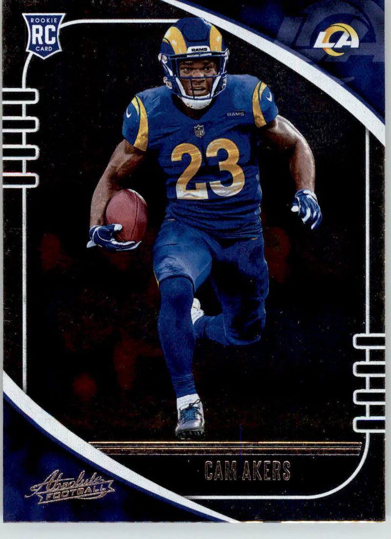 Cam Akers - 2020 Panini Absolute - #114 - RC Retail Football - Football Card Single