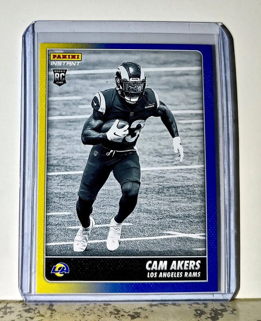 Cam Akers 2020 Panini NFL #2 Black and White Rookies Card LA Rams 1 of 518 - Football Card Single
