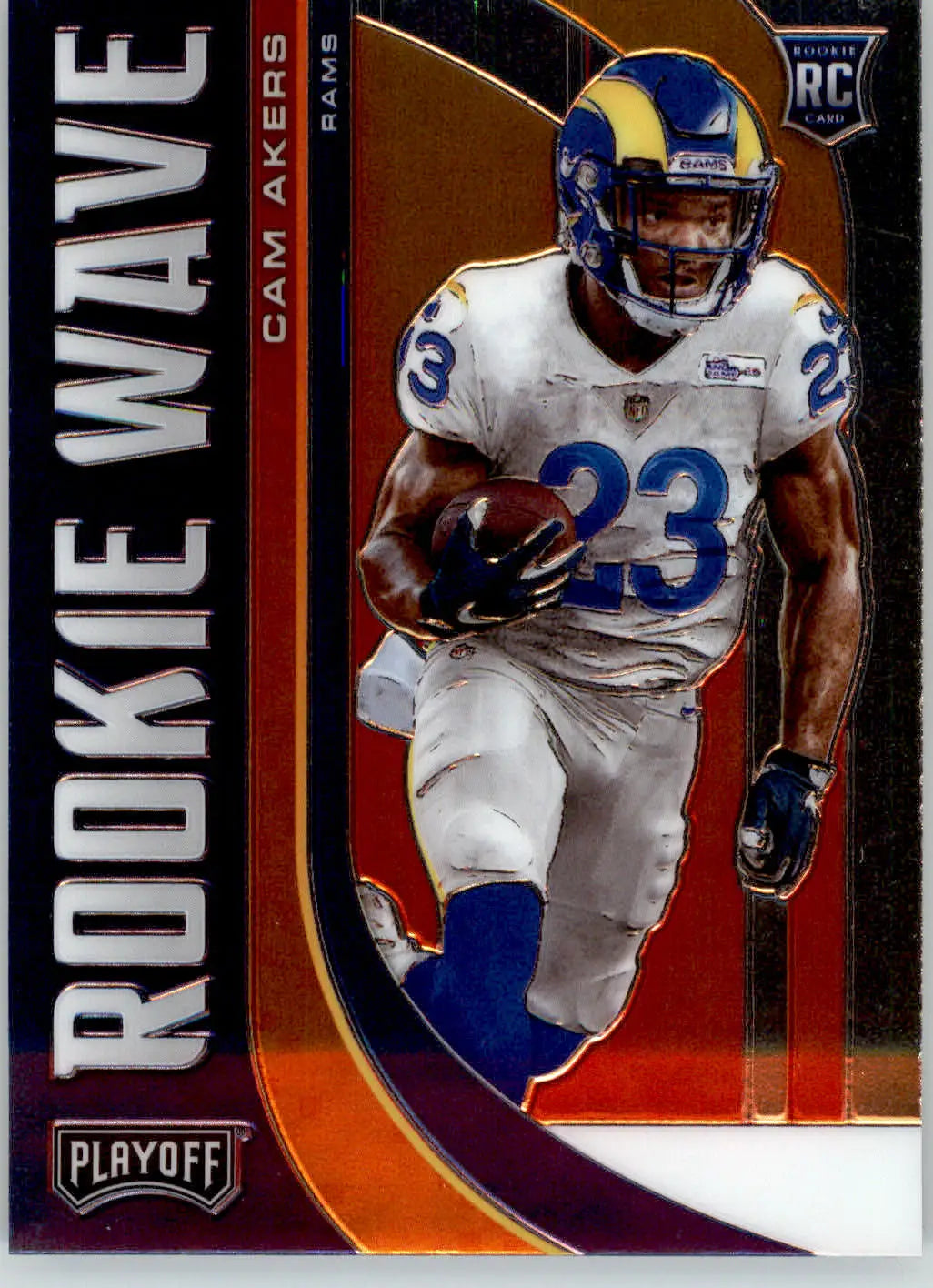 Cam Akers - 2020 Panini Playoff - #RW-21 - Rookie Wave Football - Football Card Single