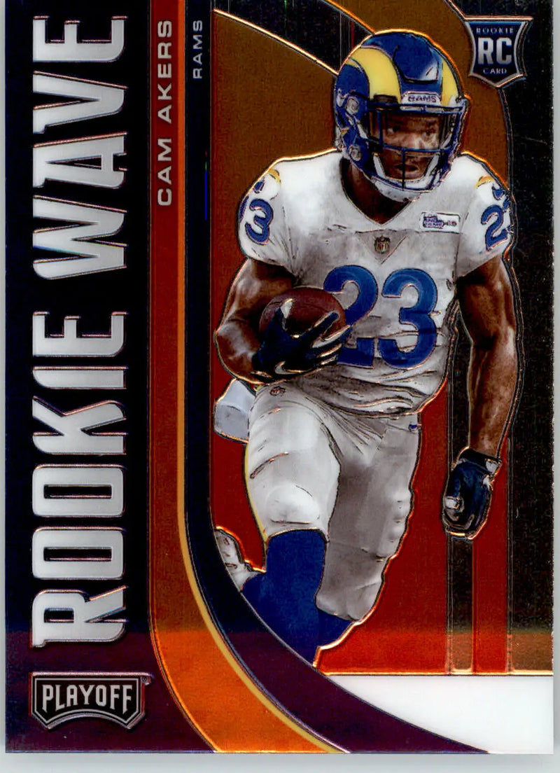Cam Akers - 2020 Panini Playoff - #RW-21 - Rookie Wave Football - Football Card Single