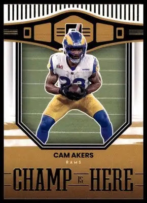 Cam Akers 2022 Donruss Champ is Here #CIH-6 Los Angeles Rams - Football Card Single