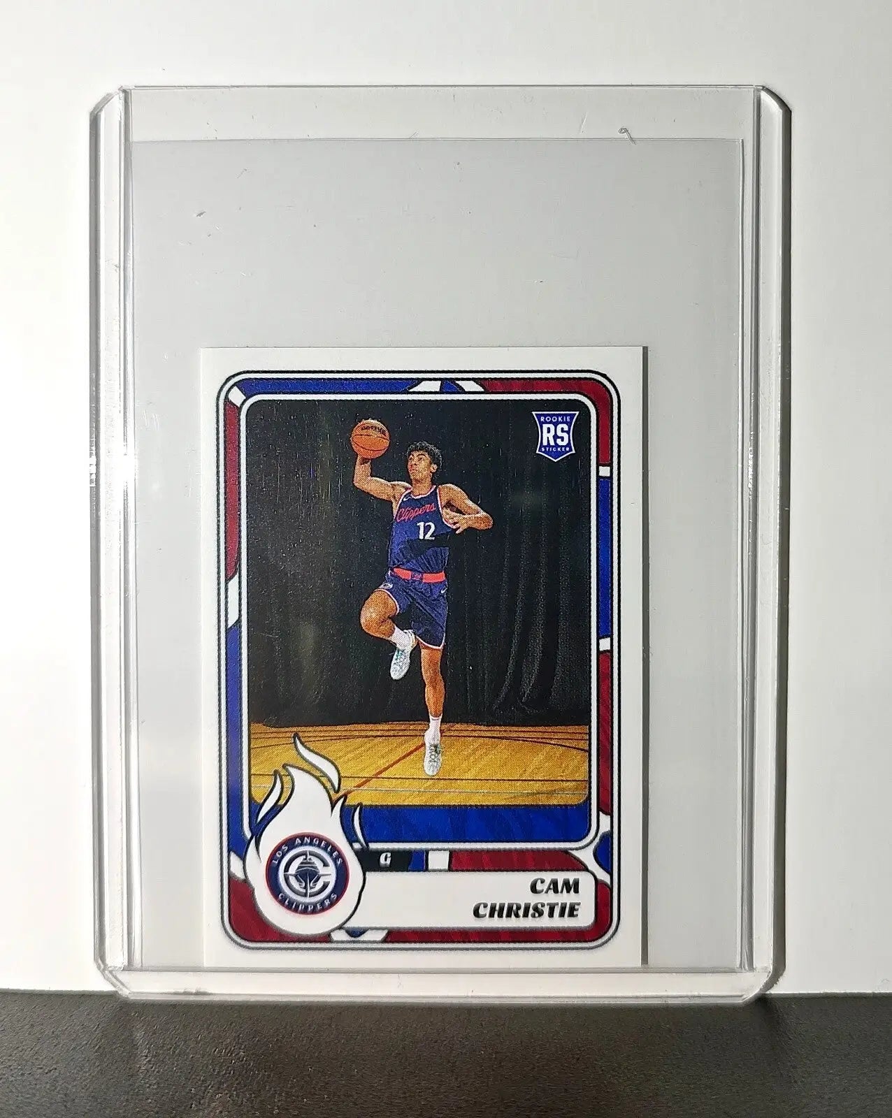 Cam Christie Rookie 2024-25 Panini NBA #356 Sticker Card Los Angeles Clippers - Basketball Card Single
