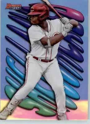 Cam Collier - 2023 Bowman’s Best - #SH-8 - Shellacked Baseball - Baseball Card Single