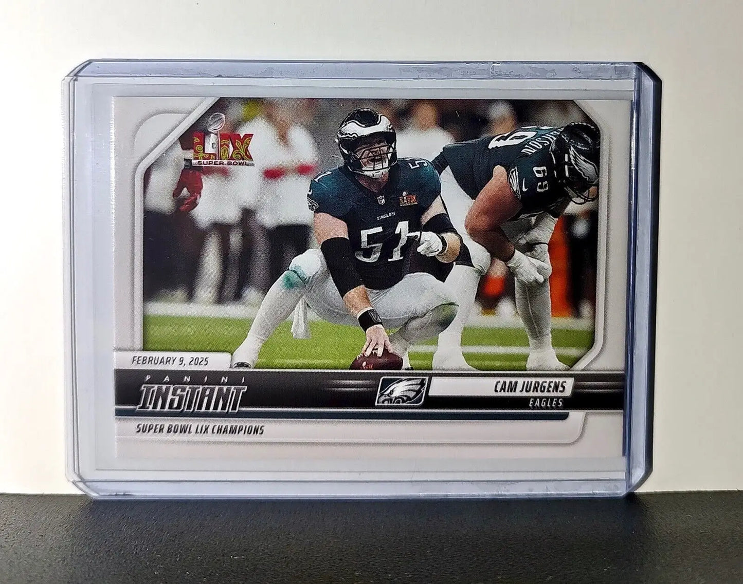 Cam Jurgens 2024 Panini Super Bowl LIX Champions NFL #11 Football Card Eagles