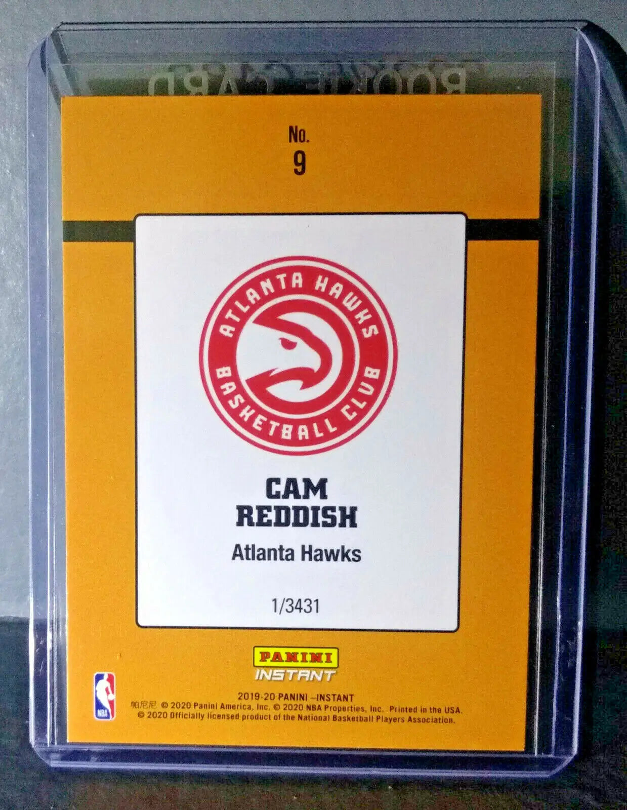 Cam Reddish 2019-2020 Panini NBA #9 Rated Rookie Retro Card 1/3431 - Basketball Card Single