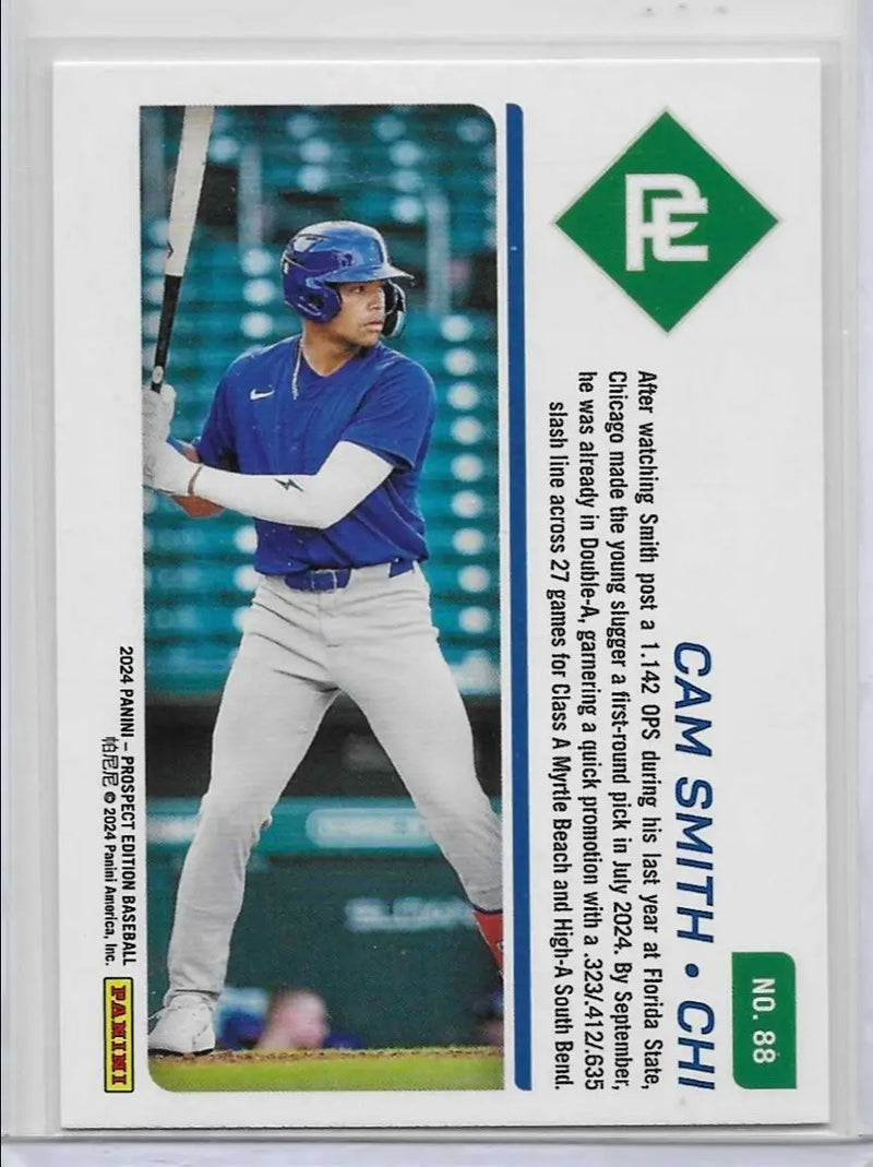 Cam Smith 2024 Panini Prospect Edition #88 (1130) - Baseball Card Single