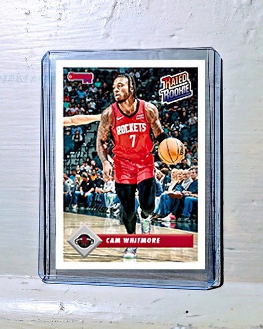 Cam Whitmore 2023-24 Panini NBA #17 Rated Rookie Retro Card Rockets 1/715 - Basketball Card Single