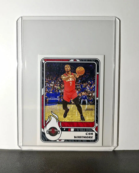 Cam Whitmore 2024-25 Panini NBA #338 Sticker Card Houston Rockets - Basketball Card Single