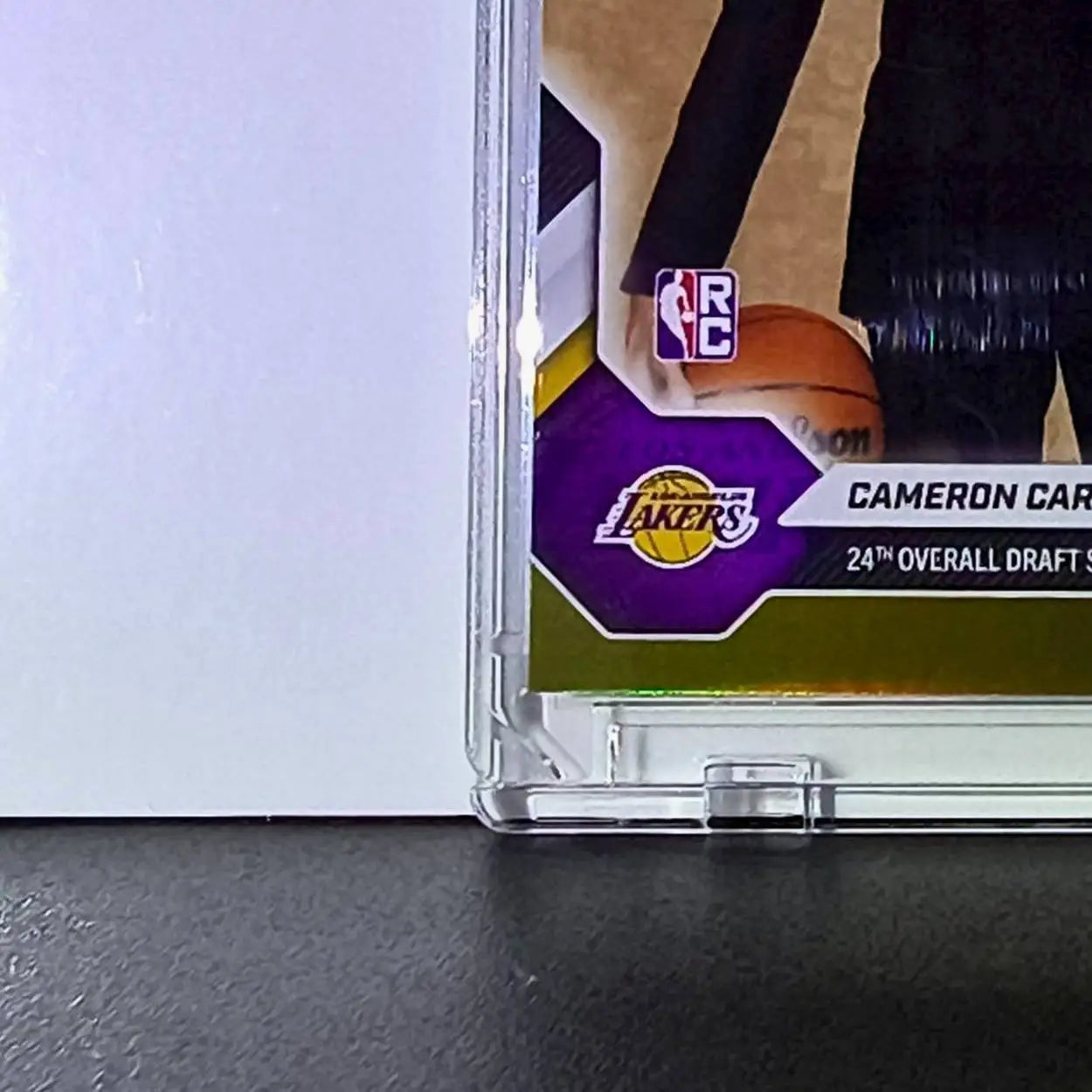 Cameron Carr Rookie 2026-27 Topps NBA Draft #CCAR Gold Foil 42/50 Card LA Lakers - Basketball Card Single