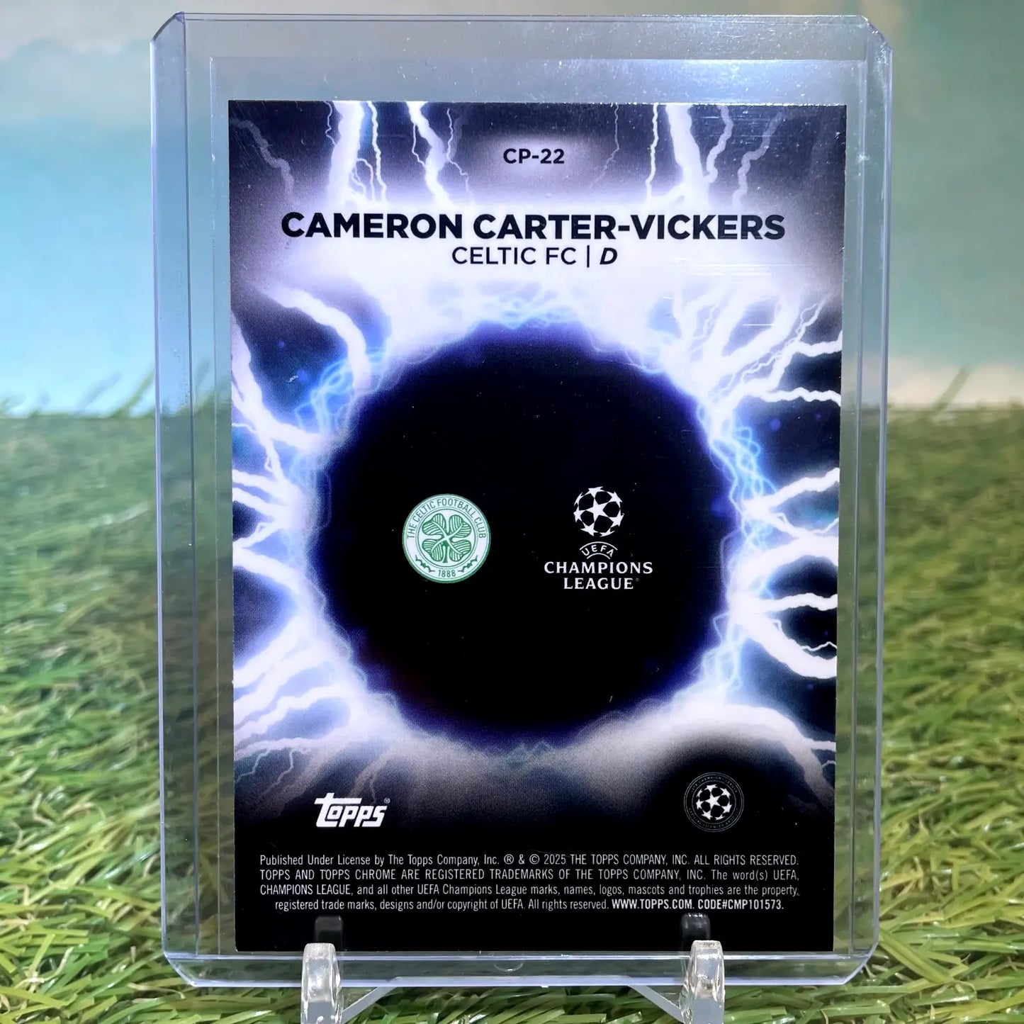 Cameron Carter-Vickers 2024-25 Topps Chrome UEFA Circle Of Power CP-22 Celtic - Soccer Card Single