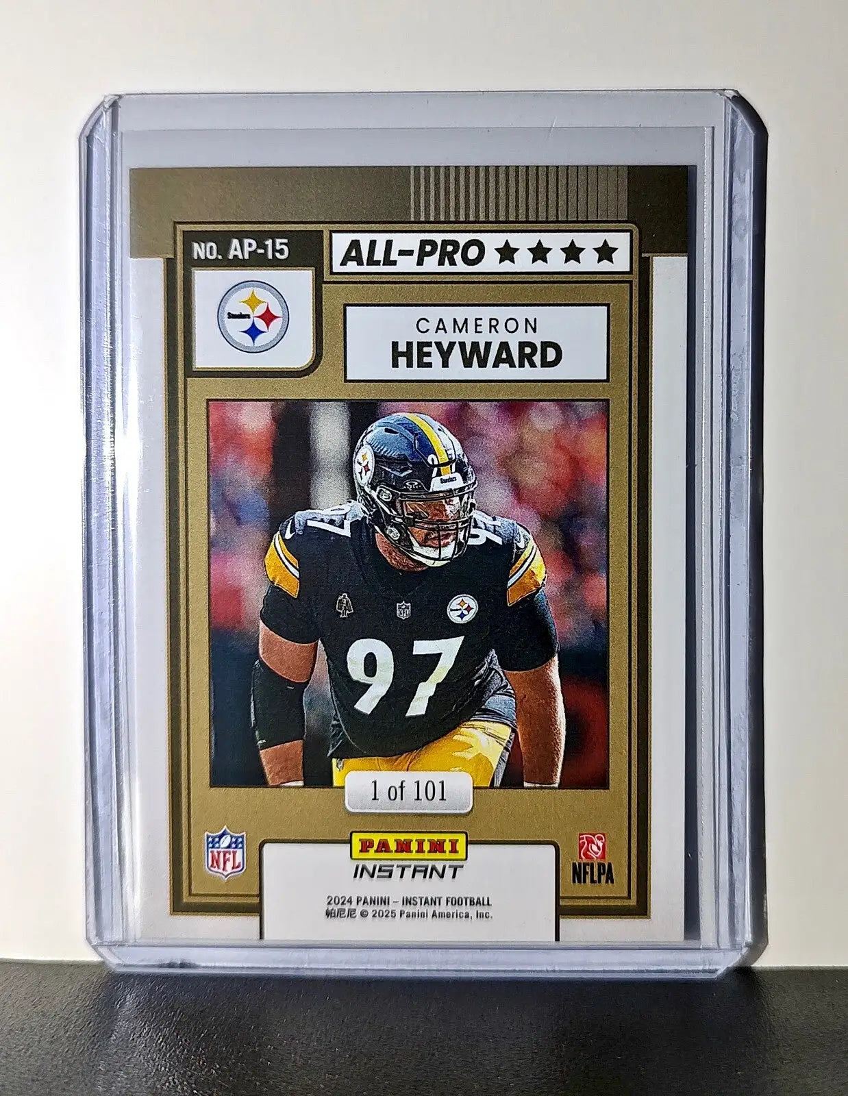 Cameron Heyward 2024 All-Pro Panini NFL #15 Football Card Steelers 1 of 101 - Football Card Single