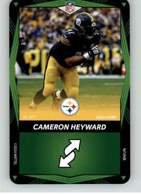Cameron Heyward - 2024 UNO Elite Core Edition - Green - #073 - Football - Football Card Single