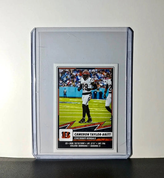 Cameron Talyor-Britt 2025 Panini NFL #129 Sticker Bengals - Football Card Single