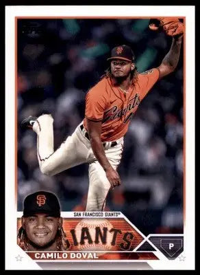 Camilo Doval 2023 Topps #262 San Francisco Giants - Baseball Card Single