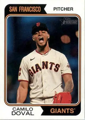 Camilo Doval - 2023 Topps Heritage - #684 - Baseball - Baseball Card Single
