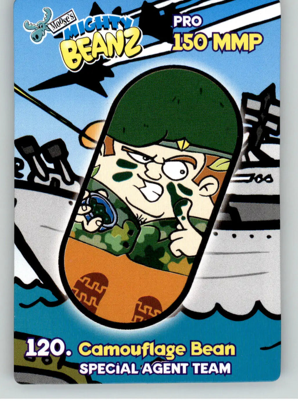 Camouflage Bean - Mighty Beanz Series 2 - #MBS2/120 - Non-sport - Other