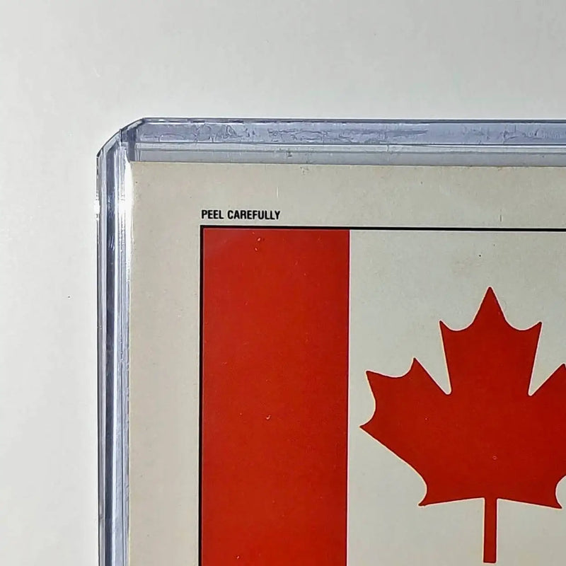 Canada Flag 1991 Topps Desert Storm #25 Sticker Card