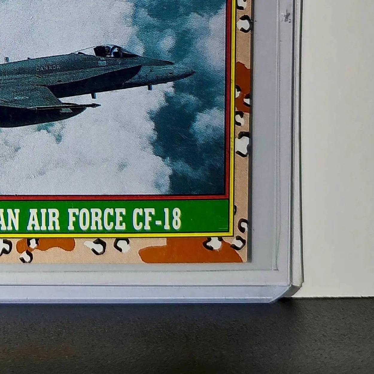 Canadian Air Force CF-18 1991 Topps Desert Storm #17 Card - Other