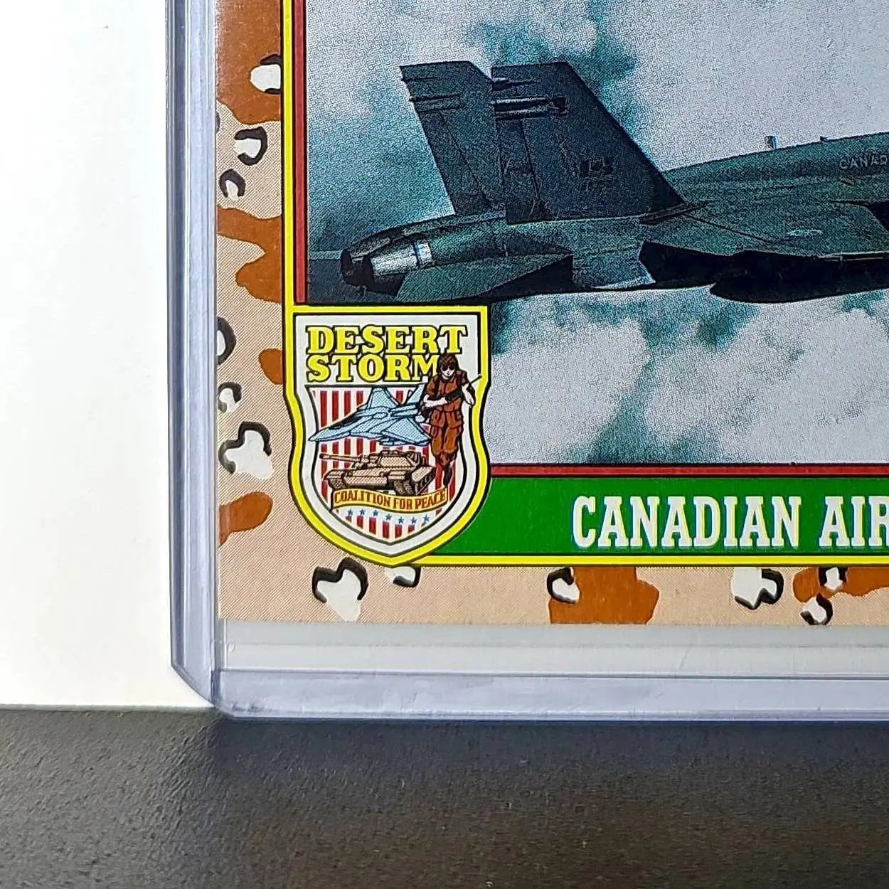 Canadian Air Force CF-18 1991 Topps Desert Storm #17 Card - Other