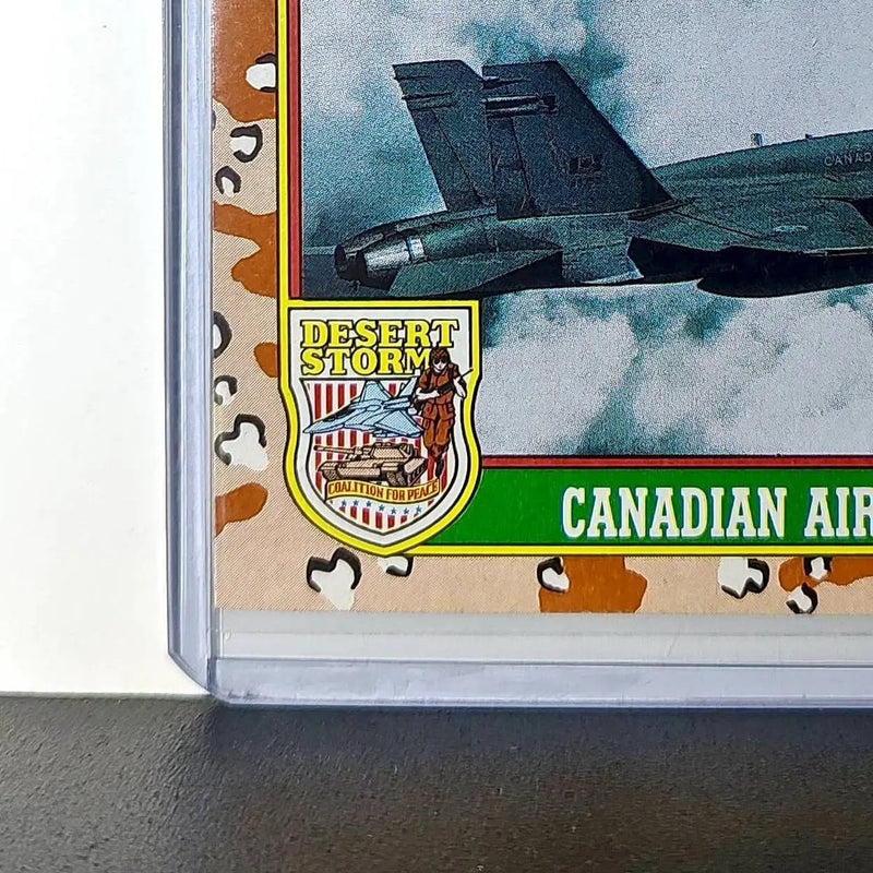 Canadian Air Force CF-18 1991 Topps Desert Storm #17 Card - Other