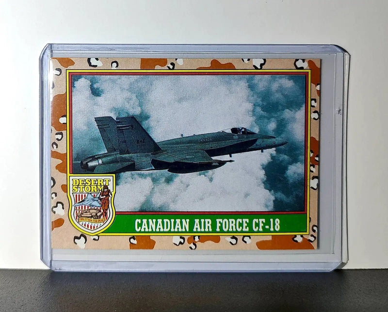 Canadian Air Force CF-18 1991 Topps Desert Storm #17 Card - Other