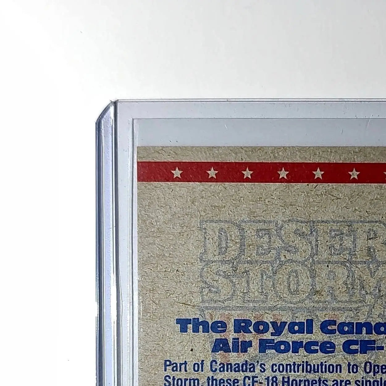 Canadian Air Force CF-18 1991 Topps Desert Storm #17 Card - Other