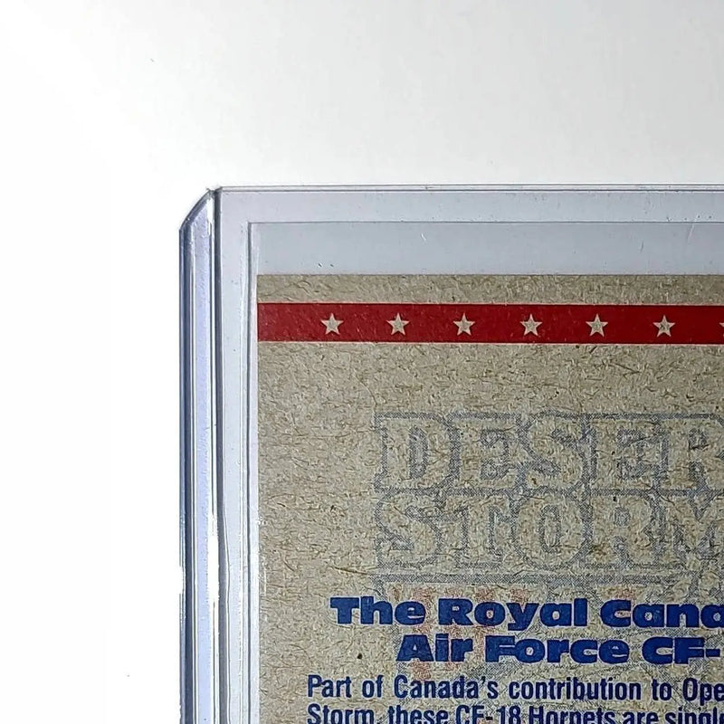 Canadian Air Force CF-18 1991 Topps Desert Storm #17 Card - Other