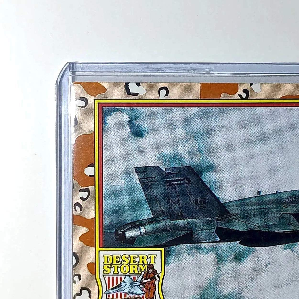 Canadian Air Force CF-18 1991 Topps Desert Storm #17 Card - Other