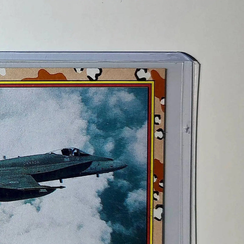 Canadian Air Force CF-18 1991 Topps Desert Storm #17 Card - Other