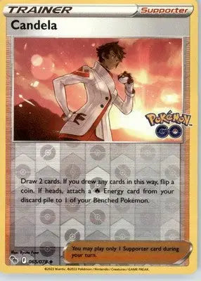 Candela - Pokemon GO - Reverse Holo LP - #065/078 - Pokémon Card Single