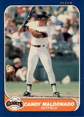 Candy Maldonado - 1986 Fleer Update - #U-71 - Baseball - Baseball Card Single
