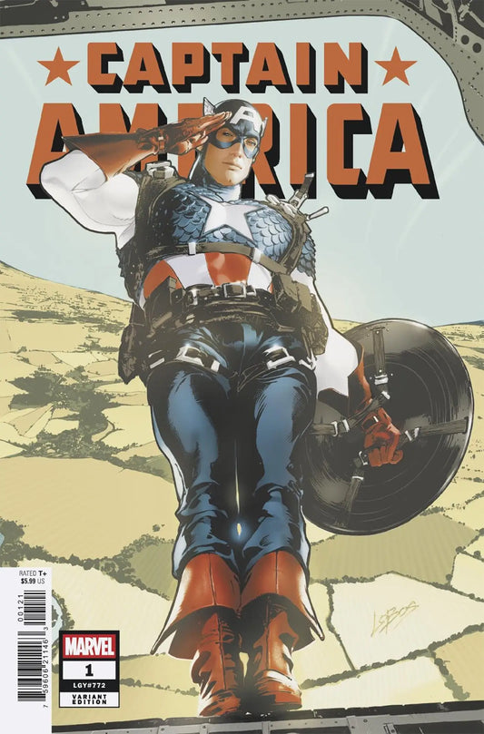Captain America #1 Pablo Villalobos Variant - Comic Book