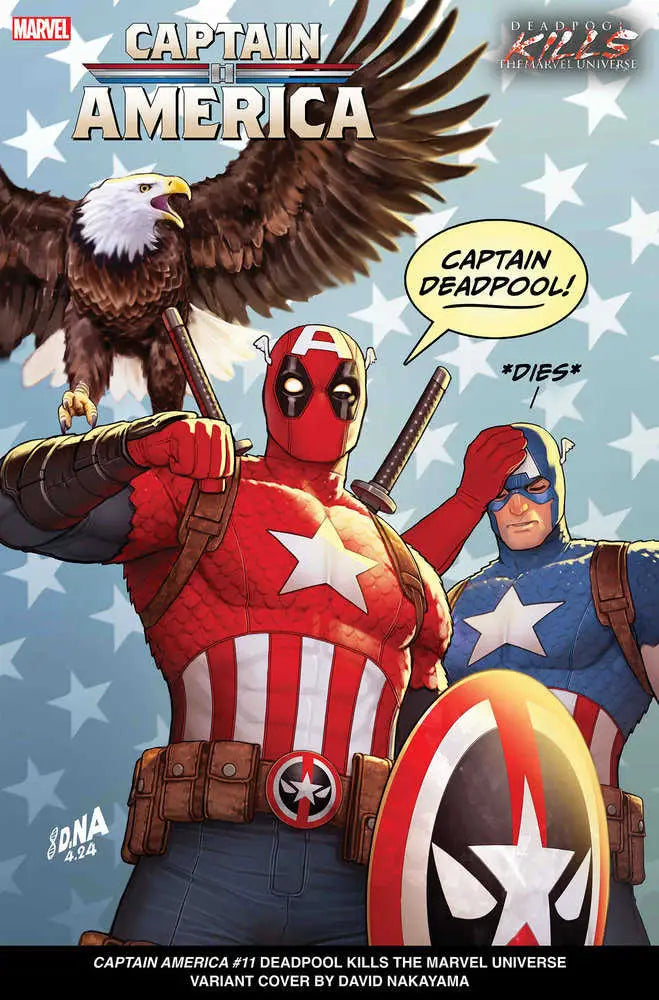 Captain America #11 David Nakayama Deadpool Kills The Marvel Universe Variant [D Pwx] - Comic Book
