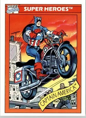 Captain America - 1990 Impel Marvel Universe - #31 - Non_sport - Non-Sports Card Single