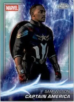 Captain America - 2025 Topps Chrome Marvel Studios - #167 - Rainbow Refractor - Marvel Card Single