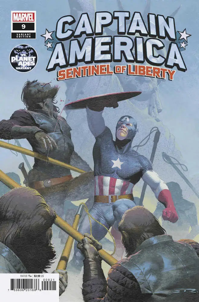 Captain America Sentinel Of Liberty #9 Planet Of The Apes Va - Comic Book