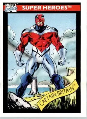 Captain Britian - 1990 Impel Marvel Universe - #40 - Non_sport - Non-Sports Card Single