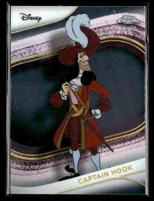 🌟 Captain Hook, 2025 Topps Chrome Disney #160 🌟 - Non-Sports Card Single